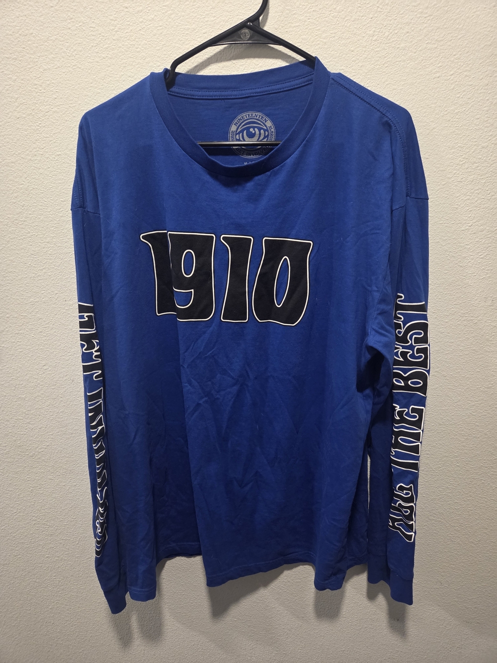 1910 Graphic Long Sleeve Tee - Blue